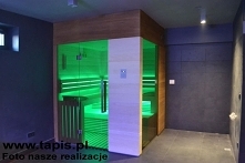 Nowoczesna sauna Design. Producent: TAPIS.PL