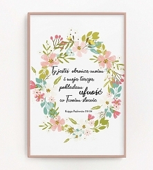 Plakat Cytat Biblia Ty jesteś obrońcą Prezent