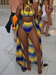Digital Print Crisscross Bikini With Cover Up
Rozmiar: S, M, L, XL
Kolor: yellow