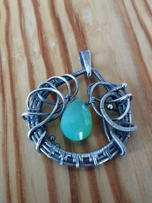 Mój pierwszy wisiorek ze sr...