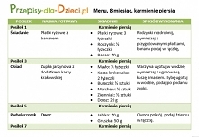 Przykładowe Menu 8 miesiąc.