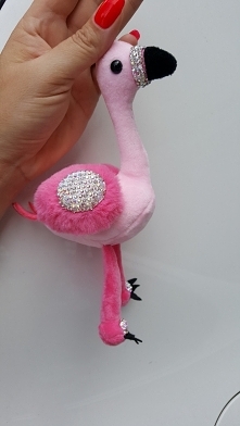 flaming kryształki Swarovskiego brelok Fb/Atelier Torebek - torebki damskie