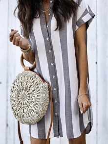 Fashion Striped Button Through Casual Blouse
Rozmiar: S, M, L, XL
Kolor: gray