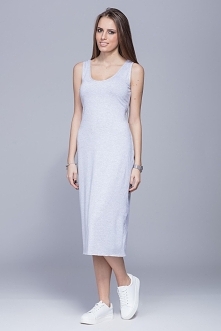 Sukienka na grubych ramiącz...