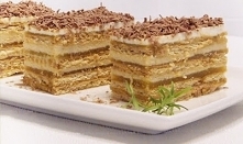 Ciasto z masą serowo-krówkową i jabłkami