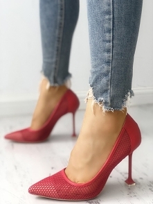 Fishnet Splicing Pointed Toe Thin Heeled Sandals
Rozmiar: US4, US4.5, US5.5, US6, US7, US8, US8.5
Kolor: red