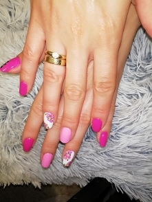 Kolejna próba zdobień :) kwiatki na lato