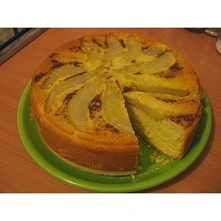 Biszkopt z gruszką - bezglutenowy, idealny dla alergików  :).