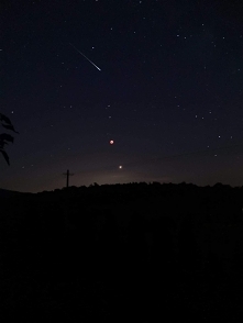 Zdjęcie zrobione w dniu zaćmienia księżyca