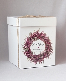 jesień i wrzos pudełko na k...