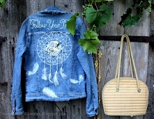 Kurtka jeansowa handmade z ...