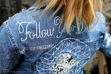 Kurtka jeansowa handmade z ...