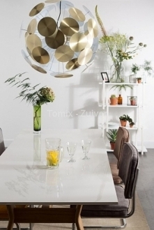 Lampa wisząca PLENTY WORK mosiężna (5300082) Zuiver