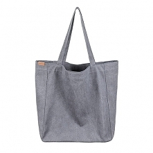 Lazy bag torba grafitowa na zamek / vegan