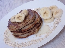 Pancakes owsiane z bananami AleTorcik.pl