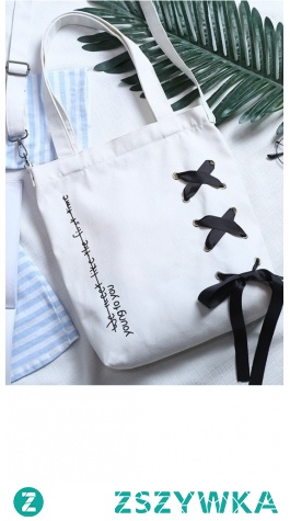 Biała torba płócienna Young to You doskonała na plażę ale także i na co dzień. Szerokość: 27 cm, Wysokość: 34 cm, Grubość: 6 cm