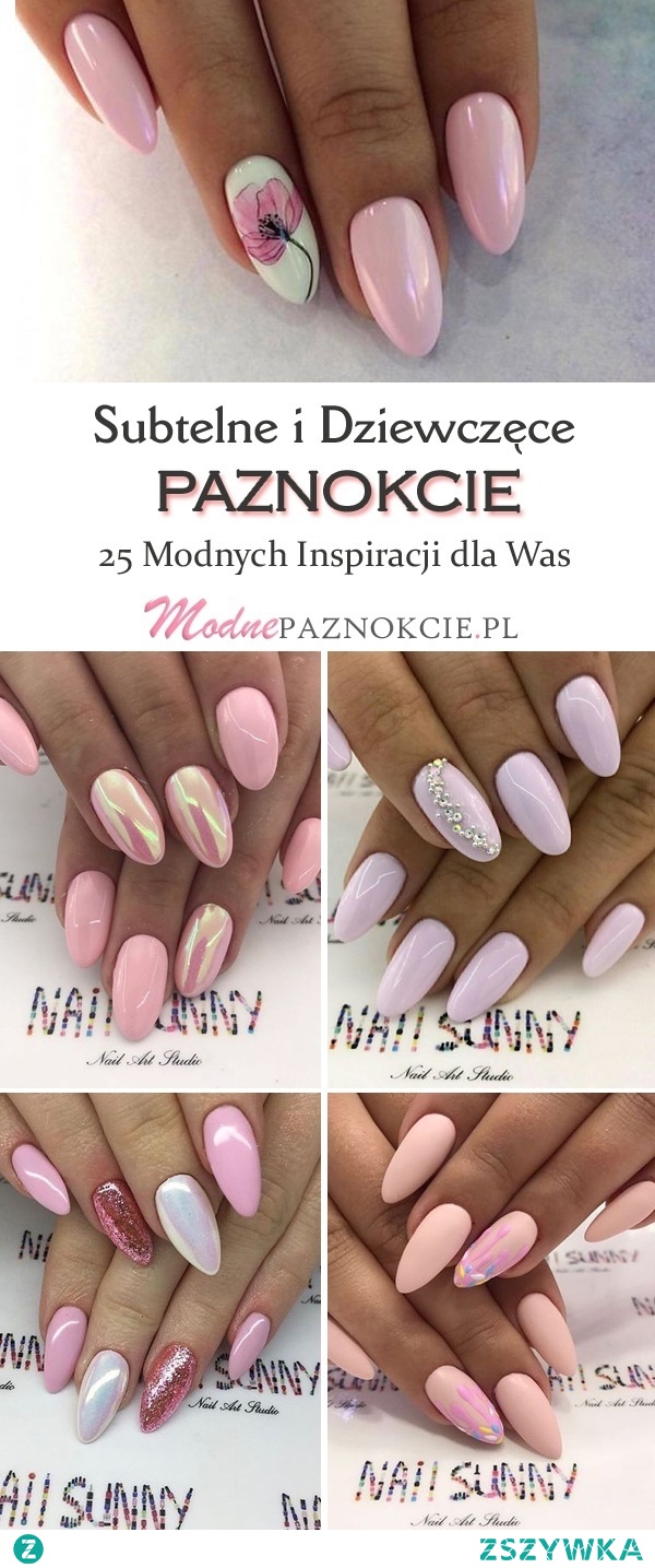 Subtelny i Dziewczęcy Manicure: TOP 25 Fantastycznych Inspiracji na Modne Paznokcie