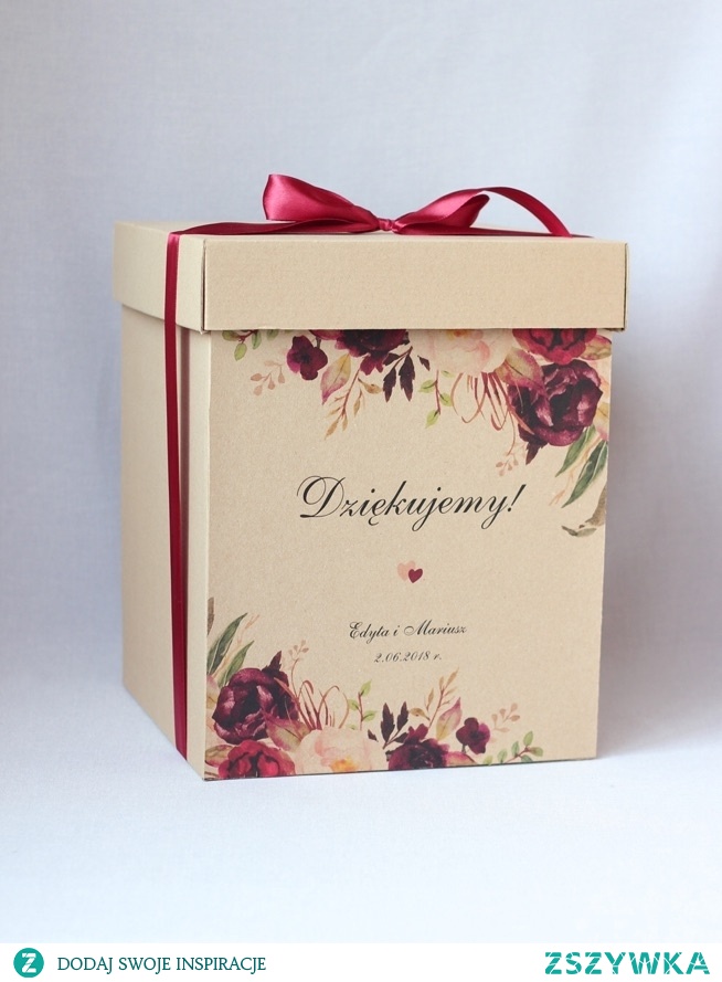 pudełko eko na koperty