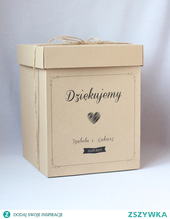 pudełko eko na koperty