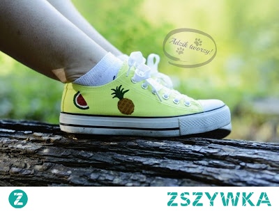 Ręcznie malowane trampki - chcesz mieć jedną parę? W takim razie...

...złap za pędzle, farby i mknij na Adzik-tworzy.pl po instrukcje! :)