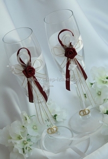 kieliszki ślubne do szampana