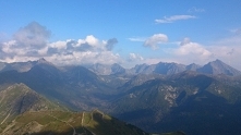 Tatry widok z Kopy