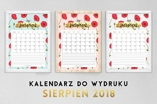 Darmowe kalendarze-planery na sierpień! Szczegóły jak pobra na blogu!
