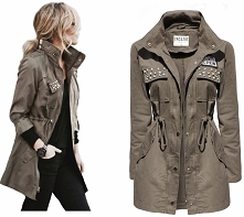 Modna Kurtka Damska Parka K...
