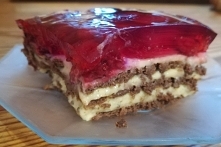 Budyniowiec owocowy - w sam raz na upały mało pracy i piec nie trzeba