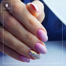 Ombrenails Mistero Milano i zdobienie z wykorzystaniem folii transferowej.