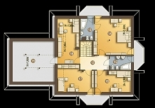 Propozycja dla miłośników tradycyjnej architektury. Projekt domu Dzierlatka III to oferta dla wymagających inwestorów. Jego reprezentacyjny i wytworny charakter tworzą piękną ca...