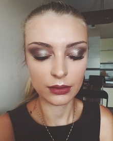 folia od makeuprevolution i cienie inlogt, makijaż weselny