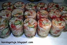 Sałatka obiadowa do słoików cioci Moni