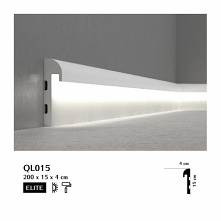 Listwa podłogowa oświetleniowa QL015P Mardom Decor z kolekcji Elite to nowoczesny i gładki profil z subtelnym zaobleniem w górnej części. Listwa przypodłogowa gotowa do montażu ...
