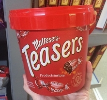 Lubicie czekoladę Teasers ? Teraz dostępne są również cukierki !! Niestety ja widziałam tylko zagranicą...