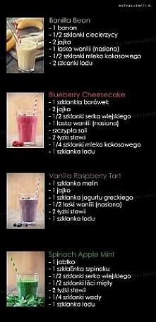 pełnowartościowe koktajle