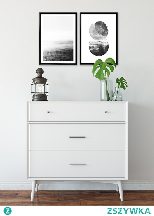 Dwa plakaty - Czarno-białe