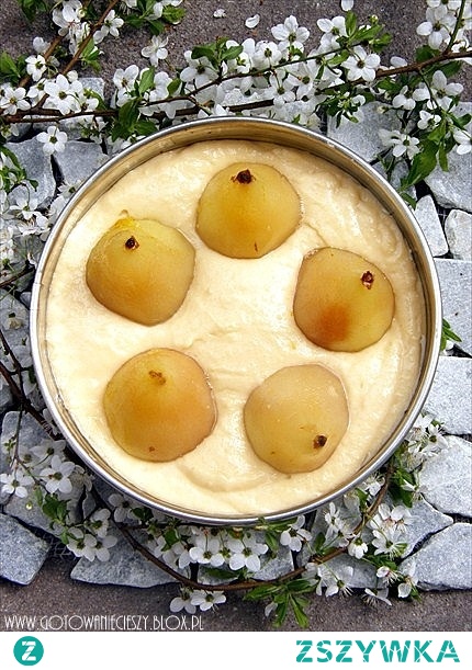 Ciasto migdałowe z gruszkami