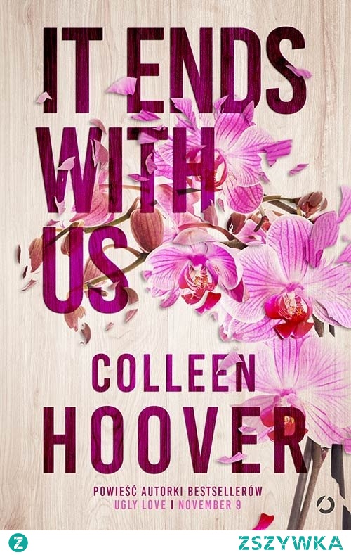 11. 'It ends with us' Colleen Hoover (2016) Jest to moja pierwsza książka tej autorki. O Colleen i jej powieściach słyszałam od pewnego czasu, ale sporo mi zajęło, żeby sięgnąć po jakąkolwiek, z racji tego że nie przepadam za książkami z rodzaju New Adult. Chociaż jej powieści widnieją na mojej liście książek do przeczytania. Co do tej pozycji to powiem, że byłam mile zaskoczona. Może historia w niej zawarta nie należy do najprzyjemniejszych, ale książkę czytało mi się szybko i z ciekawością. Zachęciła mnie do sięgnięcia po kolejne książki Colleen Hoover.