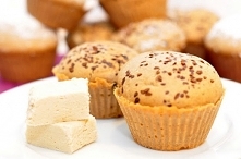 Muffinki kawowe z chałwą