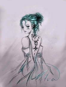 Elfko-nimfa mojego autorstwa :)
Bo czasem nie mamy ochoty na rzeczywistość ;)