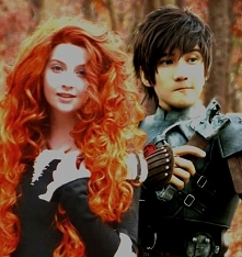 Merdia i Czkawka cosplay