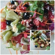 salatka zamiast kanapki na kolacje ,do pracy ,do szkoły