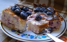 borówkowy sernik pieczony na herbatnikach...