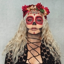 Sugar skull pomysł na Halloween