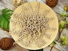 winietka imię, wycięte z dr...