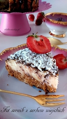 Fit sernik z serków wiejskich