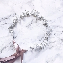 Wianek ślubny Livia White