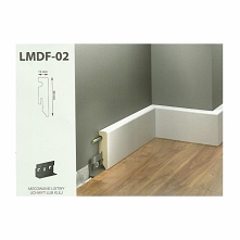 Biała, nowoczesna listwa przypodłogowa MDF to LMDF-02 Creativa by Cezar doskonały wzór dla każdego pasjonata prostoty we wzornictwie. Ta gładka listwa przypodłogowa MDF może być...