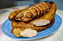 Kiełbasa z kurczaka lub pieczeń krok po kroku
